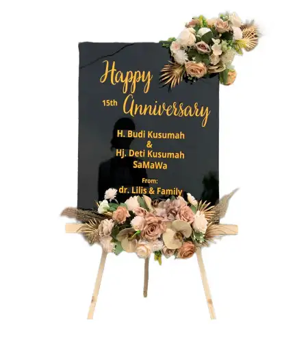 Papan Bunga Akrilik Tual