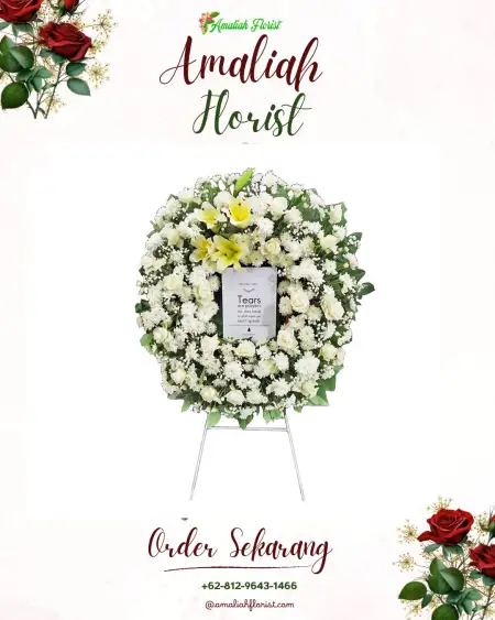 Krans Bunga Duka Tual