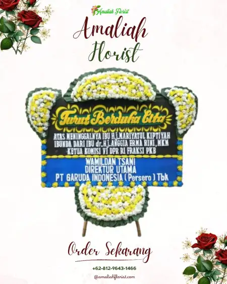 Papan Bunga Duka Tual